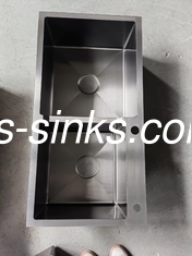 Βουρτσισμένο από ανοξείδωτο χάλυβα 33x22 Drop In Double Bowl χειροποίητο νεροχύτη
