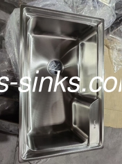OEM Topmount νεροχύτη κουζίνας με θέση πίσω αποχέτευσης και διπλές λεκάνες σε OEM μέγεθος