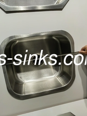 βουρτσισμένο ss201 Μικρό Μονό Κούπελο Υπογείωση Ατσάλινο Νεροχύτη