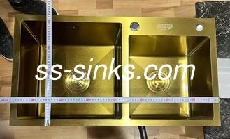 780*430mm κλπ. Σύγχρονη κατασκευή ορθογώνιο νεροχύτη κουζίνας ανοξείδωτο