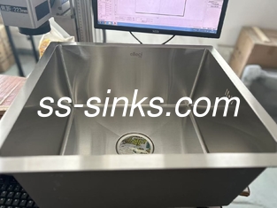 Χάλυβα από ανοξείδωτο χάλυβα Single Bowl Cuisine Sink Undermount Για σύγχρονη και λειτουργική κουζίνα