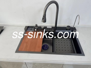 1 Κουζίνα Top Mount νεροχύτη σε 33 * 22 ίντσες Μεγέθος για την οργάνωση της κουζίνας