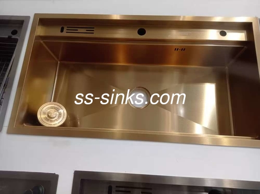 304 Ατσάλι Single Big Bowl Workstation χειροποίητο νεροχύτη κουζίνας
