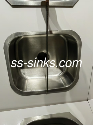 βουρτσισμένο ss201 Μικρό Μονό Κούπελο Υπογείωση Ατσάλινο Νεροχύτη