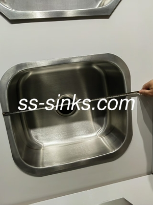 βουρτσισμένο ss201 Μικρό Μονό Κούπελο Υπογείωση Ατσάλινο Νεροχύτη