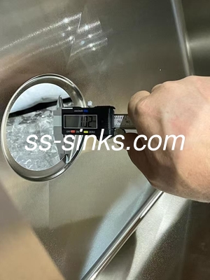 780*430mm κλπ. Σύγχρονη κατασκευή ορθογώνιο νεροχύτη κουζίνας ανοξείδωτο