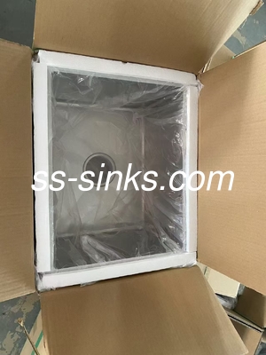Χάλυβα από ανοξείδωτο χάλυβα Single Bowl Cuisine Sink Undermount Για σύγχρονη και λειτουργική κουζίνα
