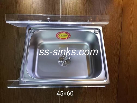 Topmount νεροχύτη μοναδικό μπολ με αποχέτευση 30 X 17 ίντσες μία ή δύο τρύπες για νεροχύτη κουζίνα με αποχέτευση
