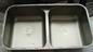 ISO9001 ενός κομματιού SS νεροχυτών κουζινών διπλός νεροχύτης κύπελλων φορμών