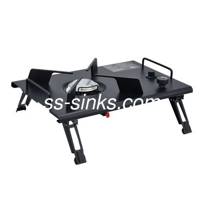 Φορητό Grill BBQ 2 πλευρικά ράφια και εξατομικευμένο εξοπλισμό BBQ εξωτερικού OEM ODM
