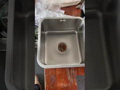 40 * 40cm τετραγωνικό Single Bowl Undermount νεροχύτη εύκολη εγκατάσταση για το ντουλάπι