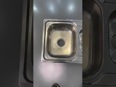 Πάνω από το ταμείο 1000 x500mm Μονό μπολ νεροχύτη κουζίνας με αποχέτευση λαϊκό νεροχύτη